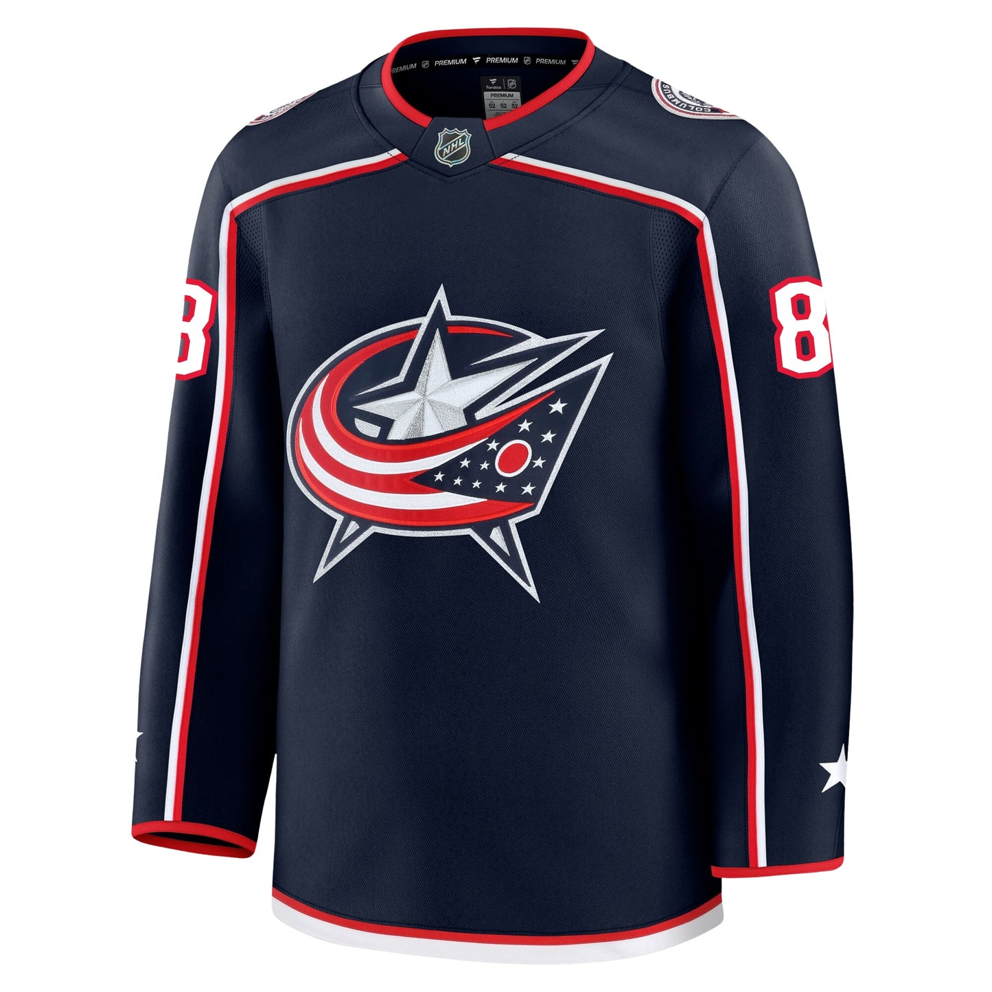 Conor Garland Columbus Blue Jackets Fanatics Premium Home Jersey