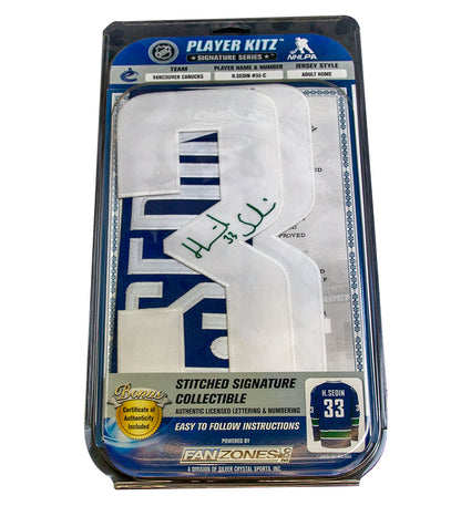 Henrik Sedin #33 Player Kitz Signature Series Stitched Autograph