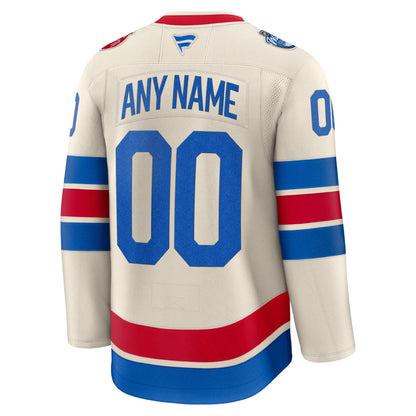 Customizable New York Rangers 2026 Fanatics Premium Winter Classic Jersey