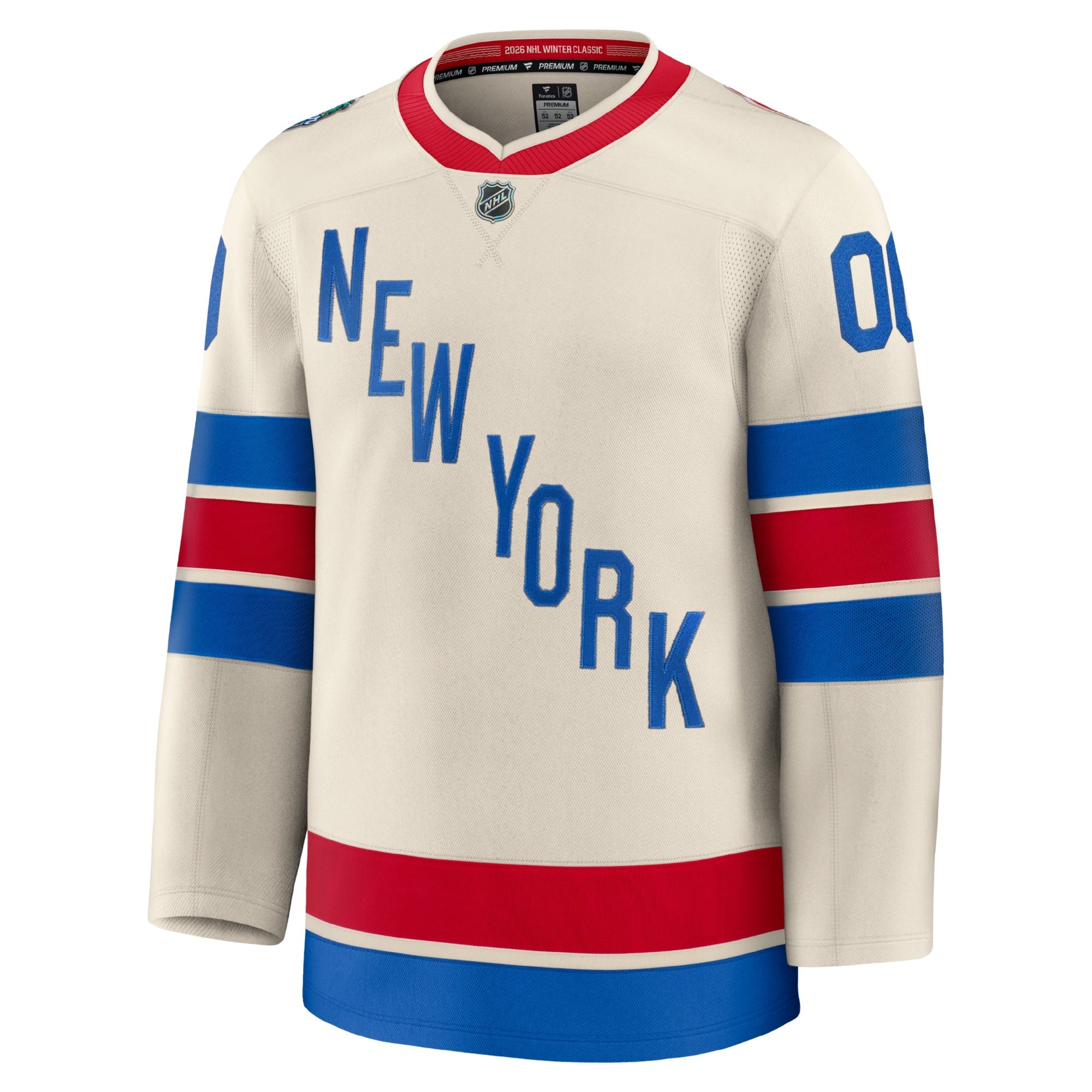 Customizable New York Rangers 2026 Fanatics Premium Winter Classic