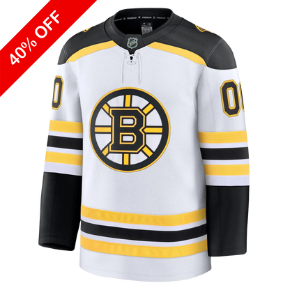 Customizable Boston Bruins 2024 Fanatics Premium Official NHL AWAY Jersey