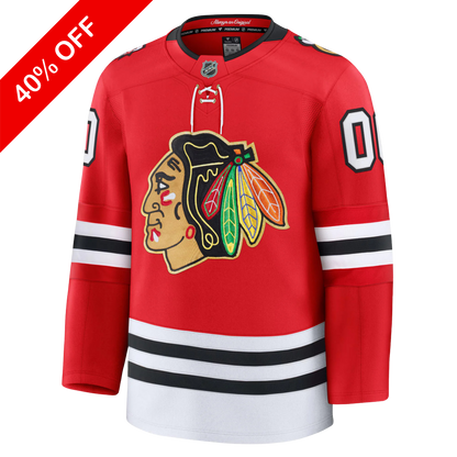 Customizable Chicago Blackhawks Fanatics Premium Centennial Jersey