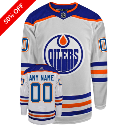 Customizable Edmonton Oilers 2022 Adidas Primegreen Authentic NHL Home Jersey