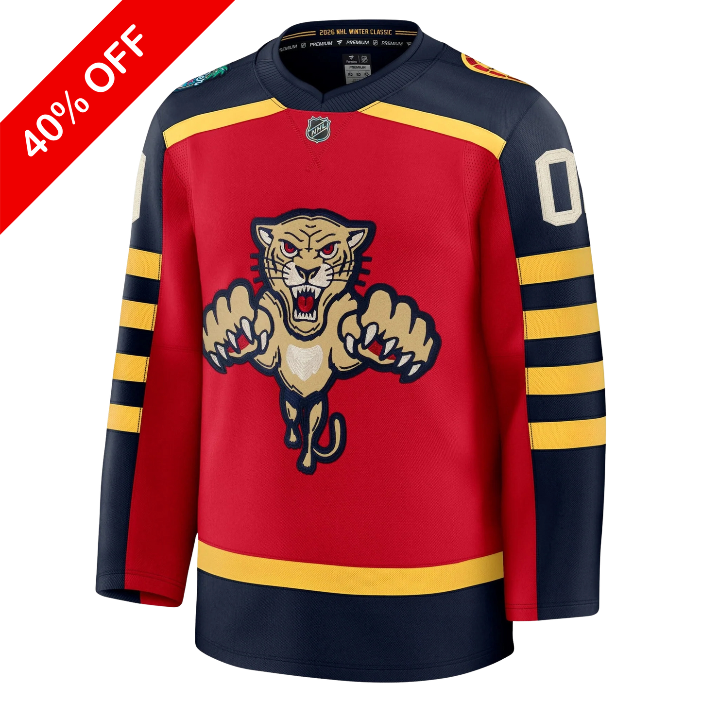Customizable Florida Panthers 2026 Fanatics Premium Winter Classic Jersey