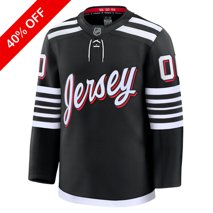 Customizable New Jersey Devils 2024 Fanatics Premium Official NHL THIRD ALTERNATE Jersey