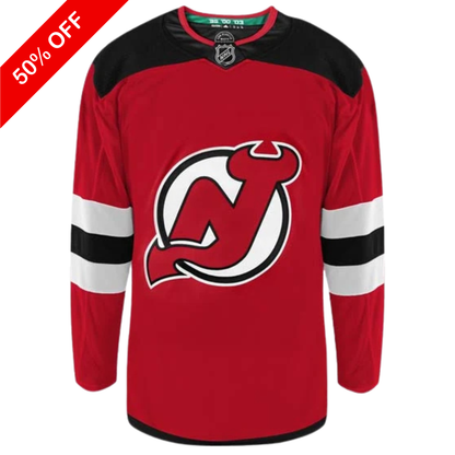 Customizable New Jersey Devils Adidas Primegreen Authentic NHL Home Jersey