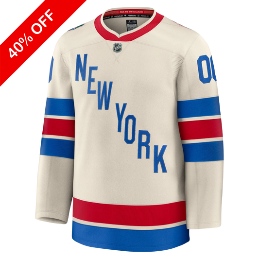 Customizable New York Rangers 2026 Fanatics Premium Winter Classic Jersey