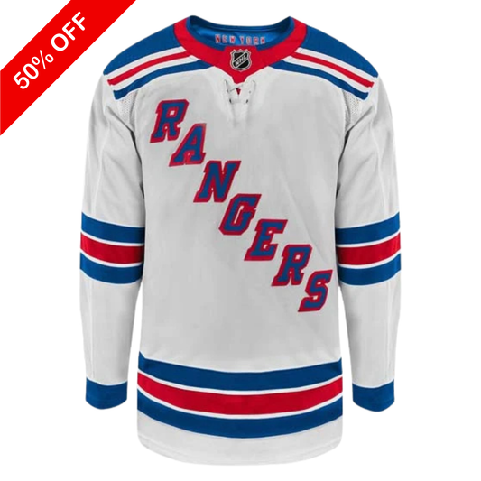 Customizable New York Rangers Adidas Primegreen Authentic NHL Away Jersey