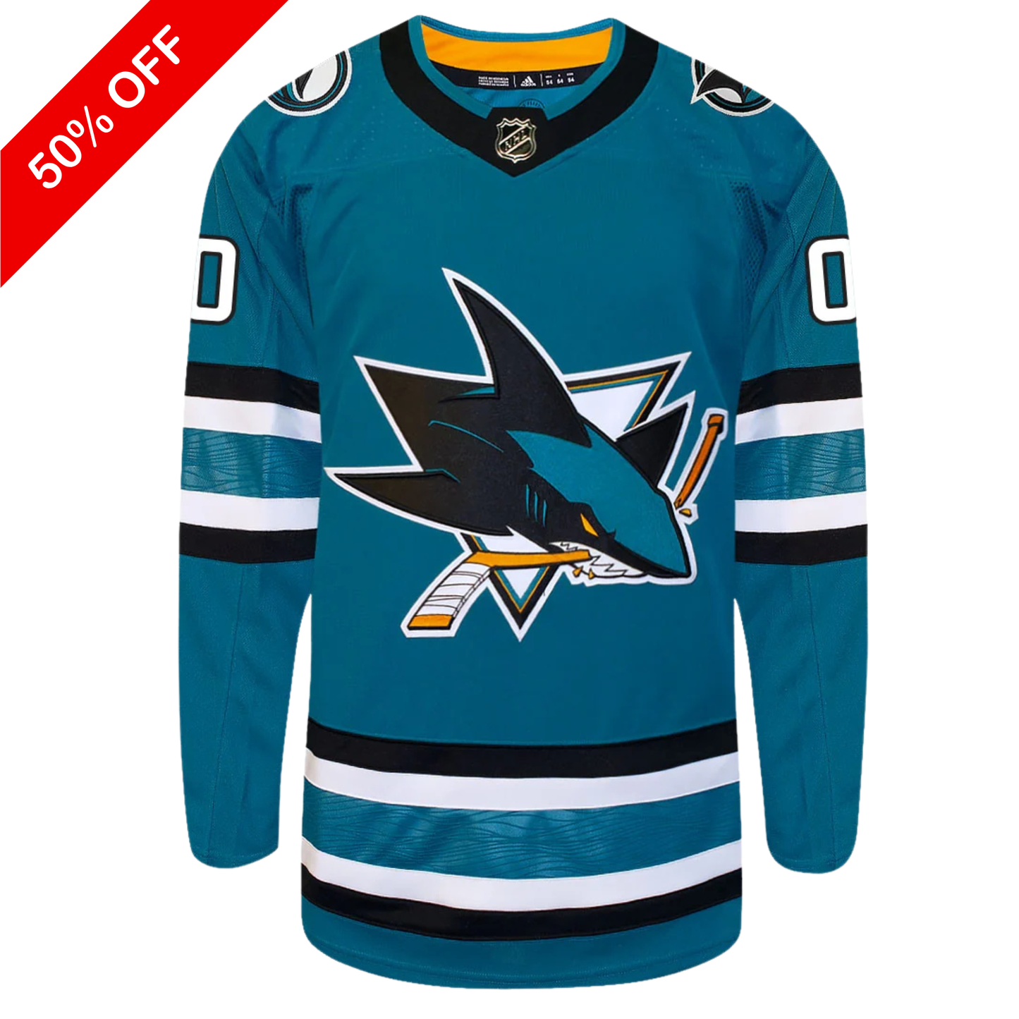 Customizable San Jose Sharks 2022 Adidas Primegreen Authentic NHL Home Jersey
