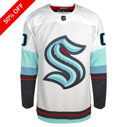 Customizable Seattle Kraken Adidas Primegreen Authentic NHL Away Jersey