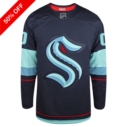 Customizable Seattle Kraken Adidas Primegreen Authentic NHL Home Jersey