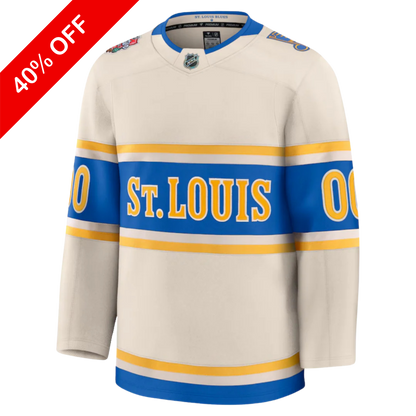 Customizable St. Louis Blues Fanatics 2025 NHL Winter Classic Premium Jersey