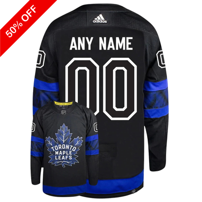 Customizable Toronto Maple Leafs Adidas Primegreen Authentic NHL Alternate Jersey