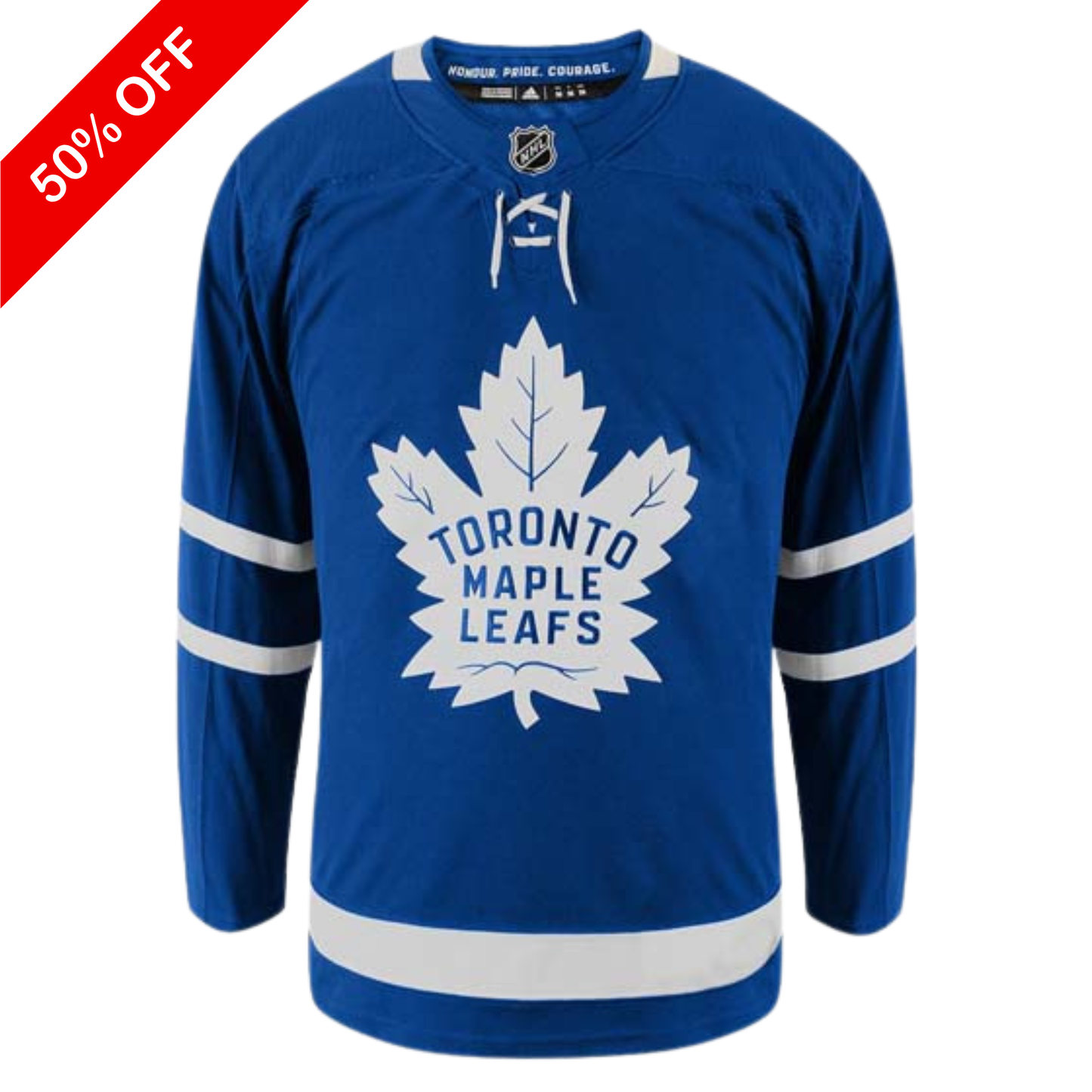 Customizable Toronto Maple Leafs Adidas Primegreen Authentic NHL Home Jersey