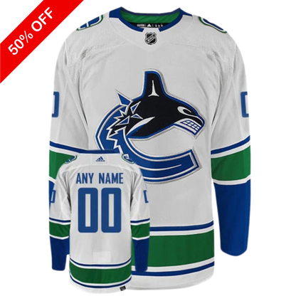 Customizable Vancouver Canucks Adidas Primegreen Authentic NHL Away Jersey