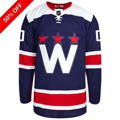 Customizable Washington Capitals Adidas Primegreen Authentic NHL Alternate Jersey
