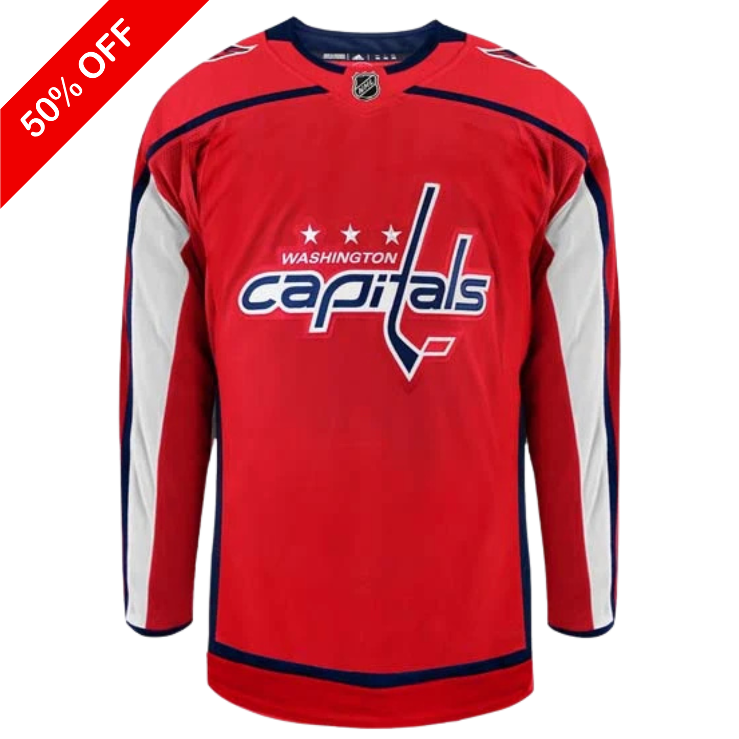 Customizable Washington Capitals Adidas Primegreen Authentic NHL Home Jersey