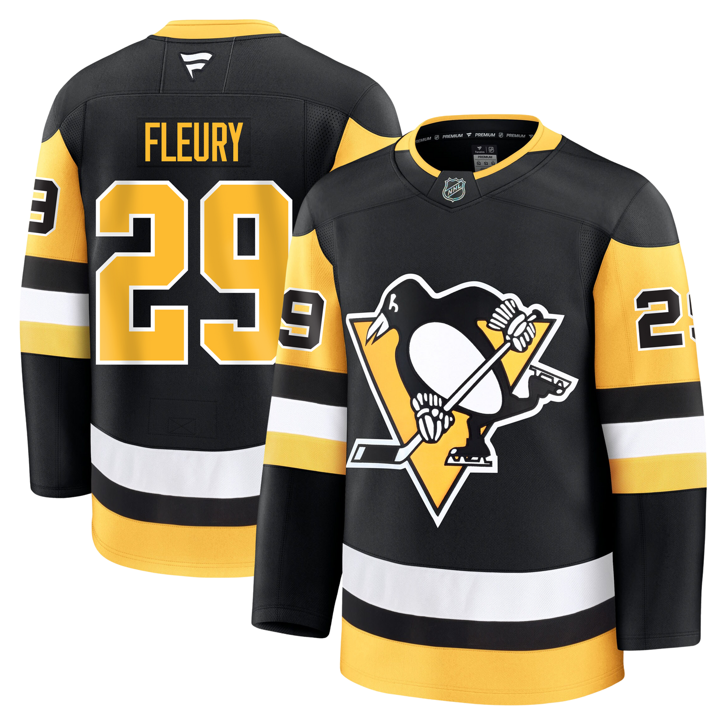 Marc-Andre Fleury Pittsburgh Penguins Fanatics Premium Home Jersey