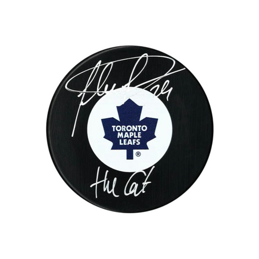 COJO 2023 Toronto Maple Leafs Felix "The Cat" Potvin Autographed Puck