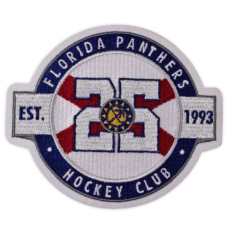 Florida Panthers 25th Anniversary Patch - Away