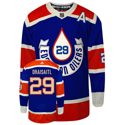 Leon Draisaitl Heritage Classic Edmonton Oilers 2023 Adidas Primegreen Jersey