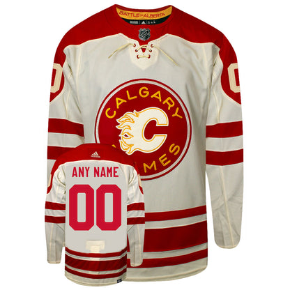 Customizable Calgary Flames Adidas 2023 Heritage Classic PG Jersey