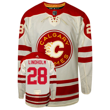 Elias Lindholm Heritage Classic Calgary Flames 2023 Adidas Primegreen Jersey