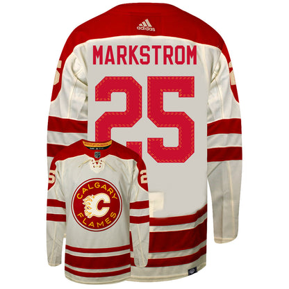 Jacob Markstrom Heritage Classic Calgary Flames 2023 Adidas Primegreen Jersey