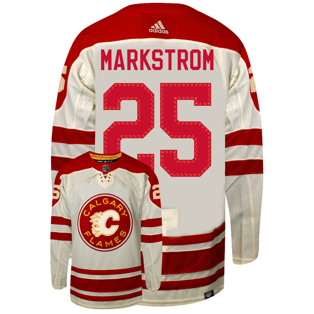 Jacob Markstrom Heritage Classic Calgary Flames 2023 Adidas Primegreen Jersey