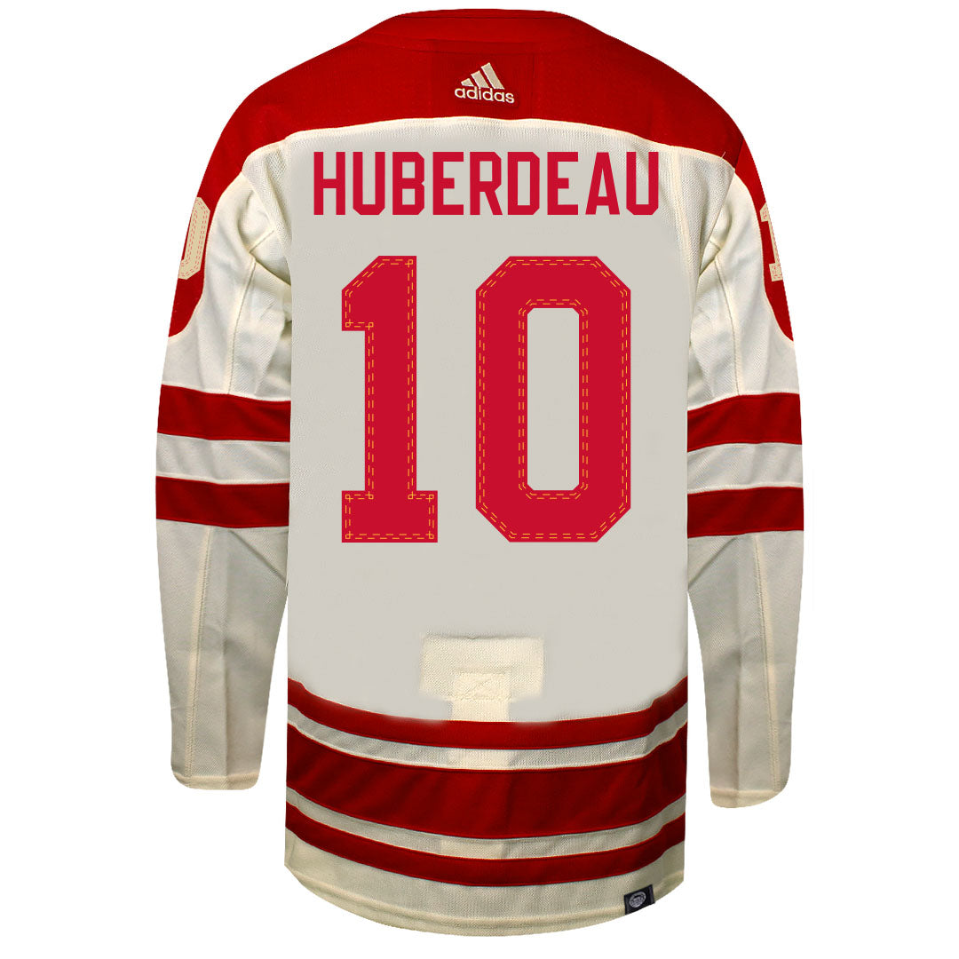 Jonathan Huberdeau Heritage Classic Calgary Flames 2023 Adidas Primegreen Jersey