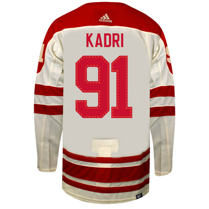 Nazem Kadri Heritage Classic Calgary Flames 2023 Adidas Primegreen Jersey