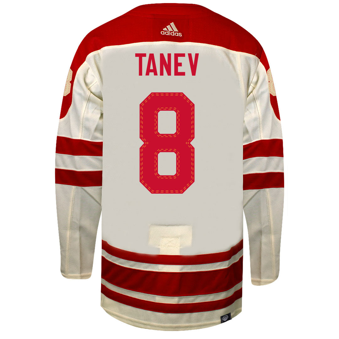 Chris Tanev Heritage Classic Calgary Flames 2023 Adidas Primegreen Jersey