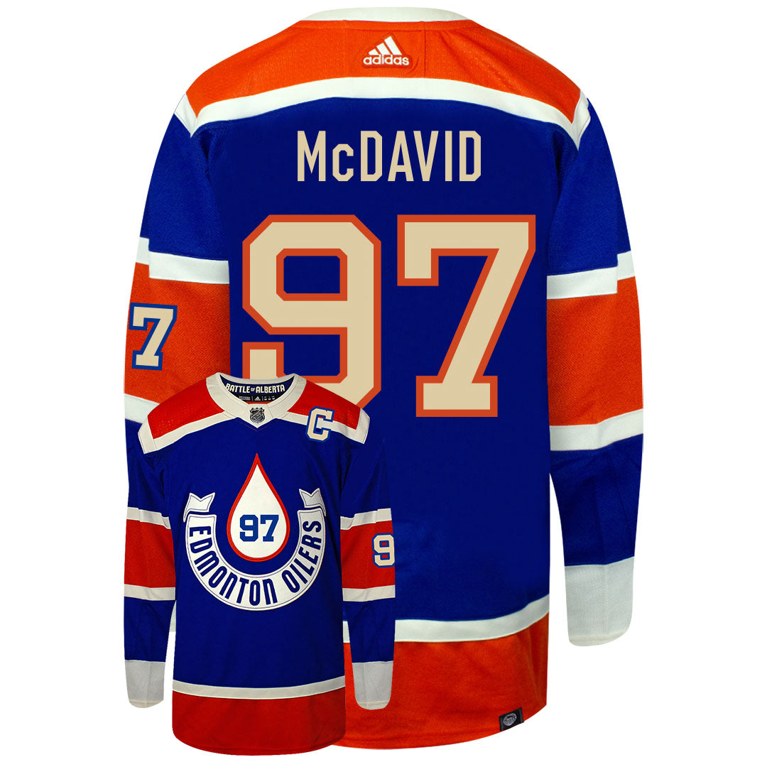 Connor McDavid Heritage Classic Edmonton Oilers 2023 Adidas Primegreen Jersey