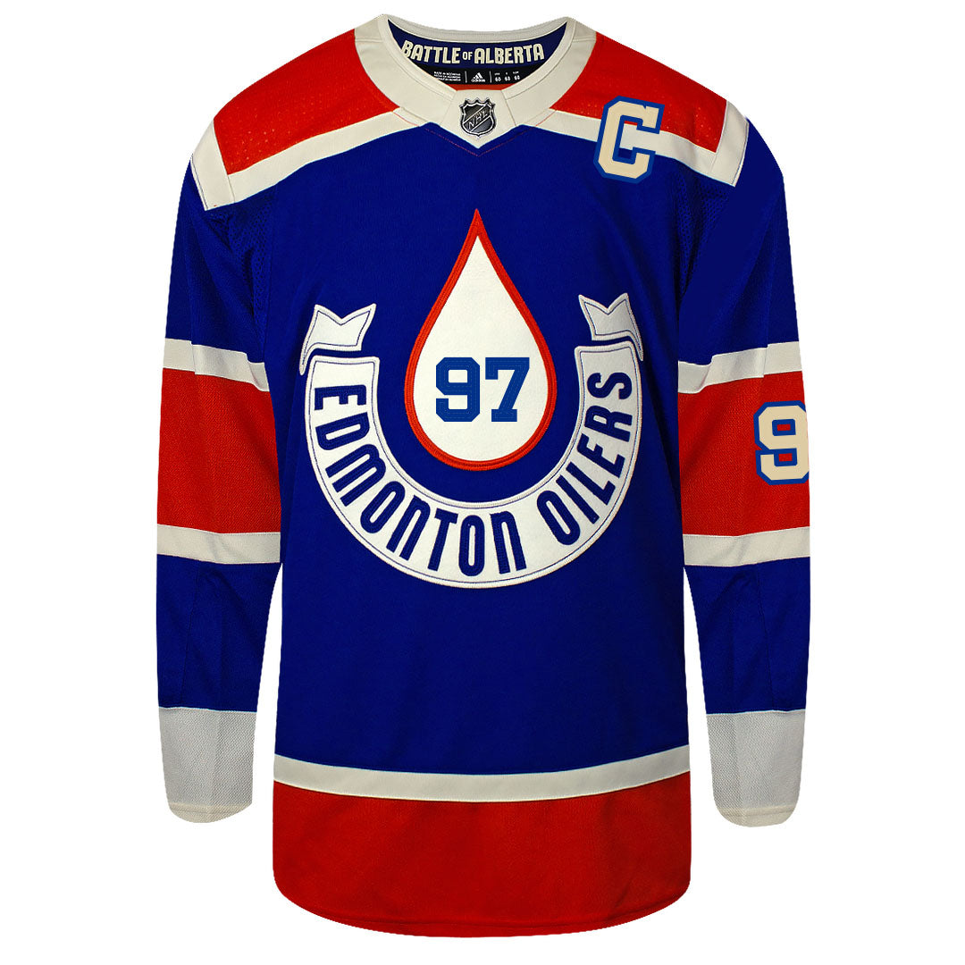Connor McDavid Heritage Classic Edmonton Oilers 2023 Adidas Primegreen Jersey