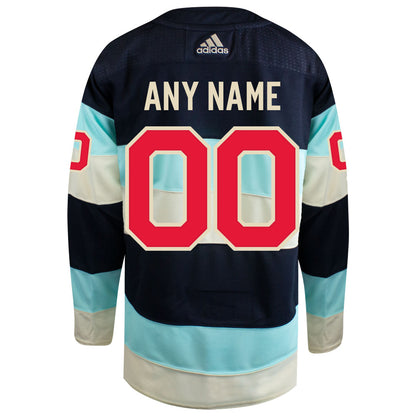 Customizable Seattle Kraken Adidas PG 2024 Winter Classic Jersey