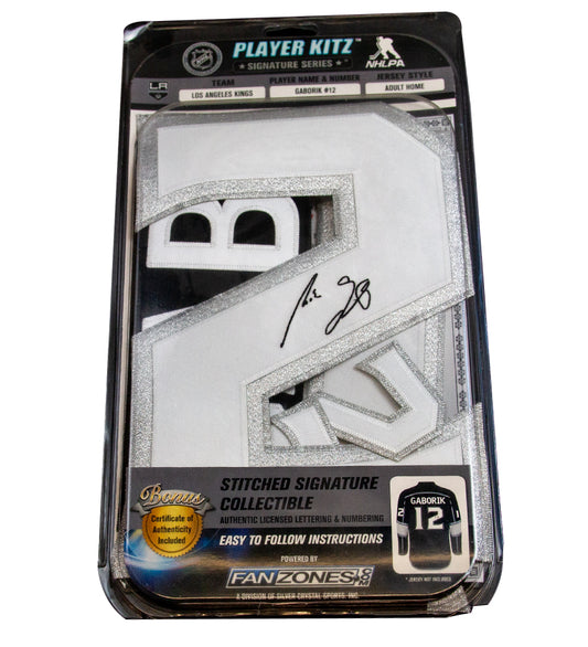 Marian Gaborik #12 Player Kitz Signature Series Stitched Autograph