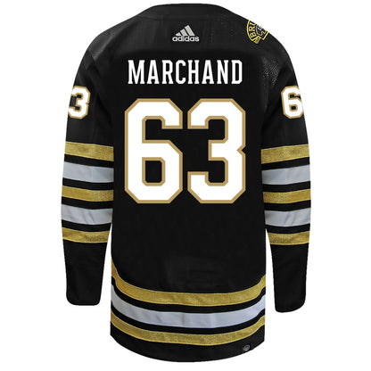 Brad Marchand Boston Bruins Centennial Adidas Primegreen Authentic NHL Hockey Jersey