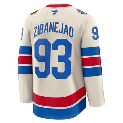 Mika Zibanejad New York Rangers 2026 Fanatics Premium Winter Classic Jersey