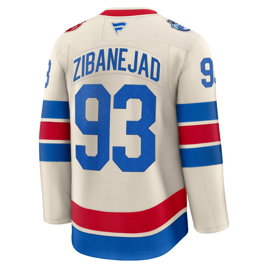 Mika Zibanejad New York Rangers 2026 Fanatics Premium Winter Classic Jersey