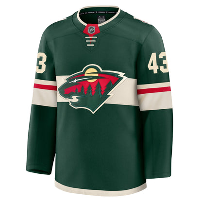 Quinn Hughes Minnesota Wild Fanatics Premium Home Jersey