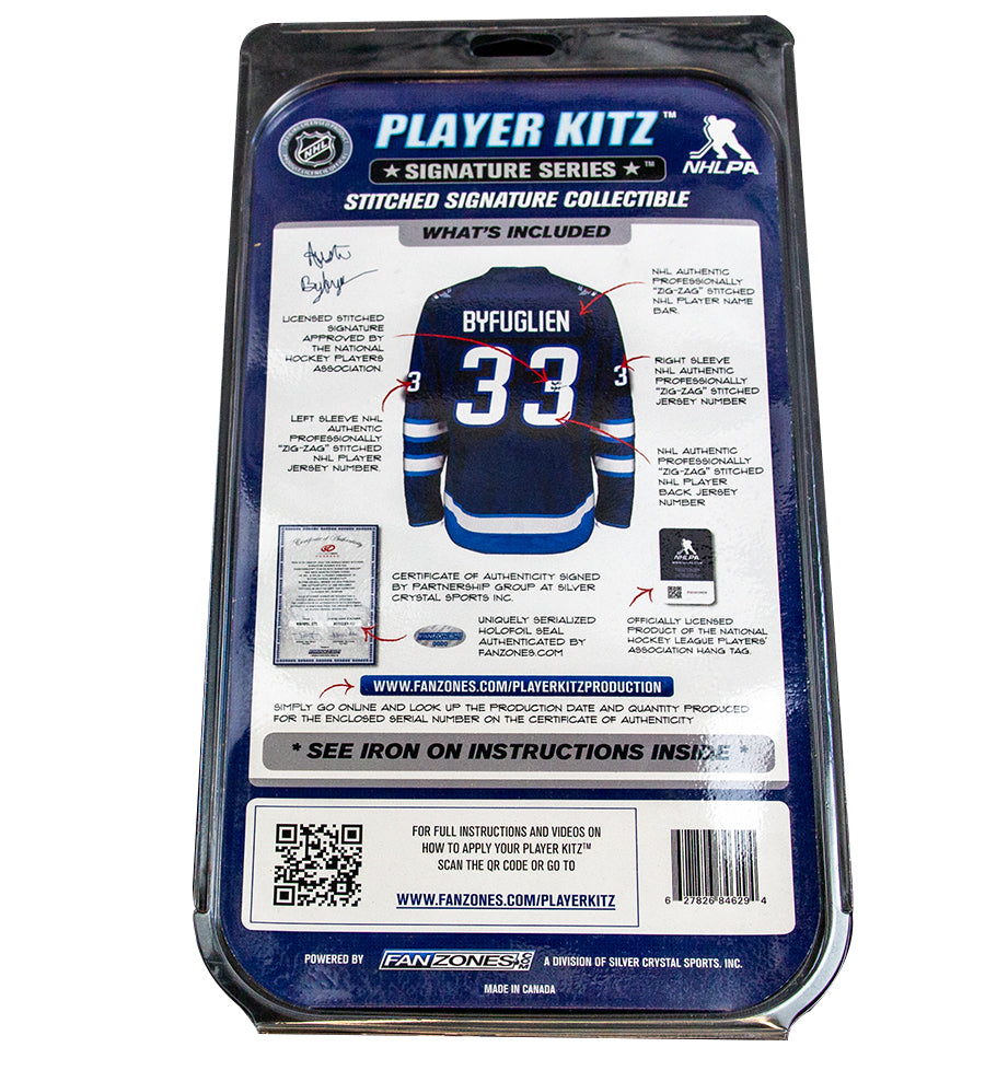 Dustin Byfuglien #33 Player Kitz Signature Series Stitched Autograph