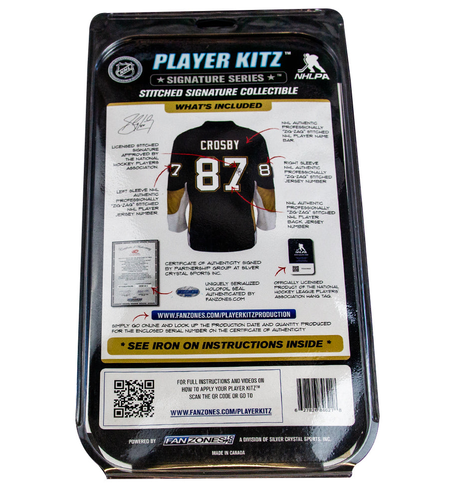 Sidney Crosby #87 (2009) Player Kitz Signature Series Stitched Autograph