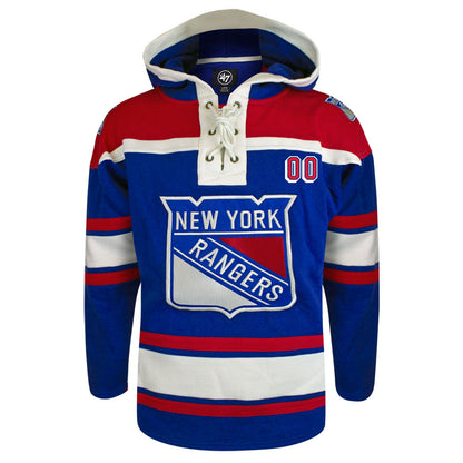 Customizable New York Rangers 47' Fleece Lacer Hoody