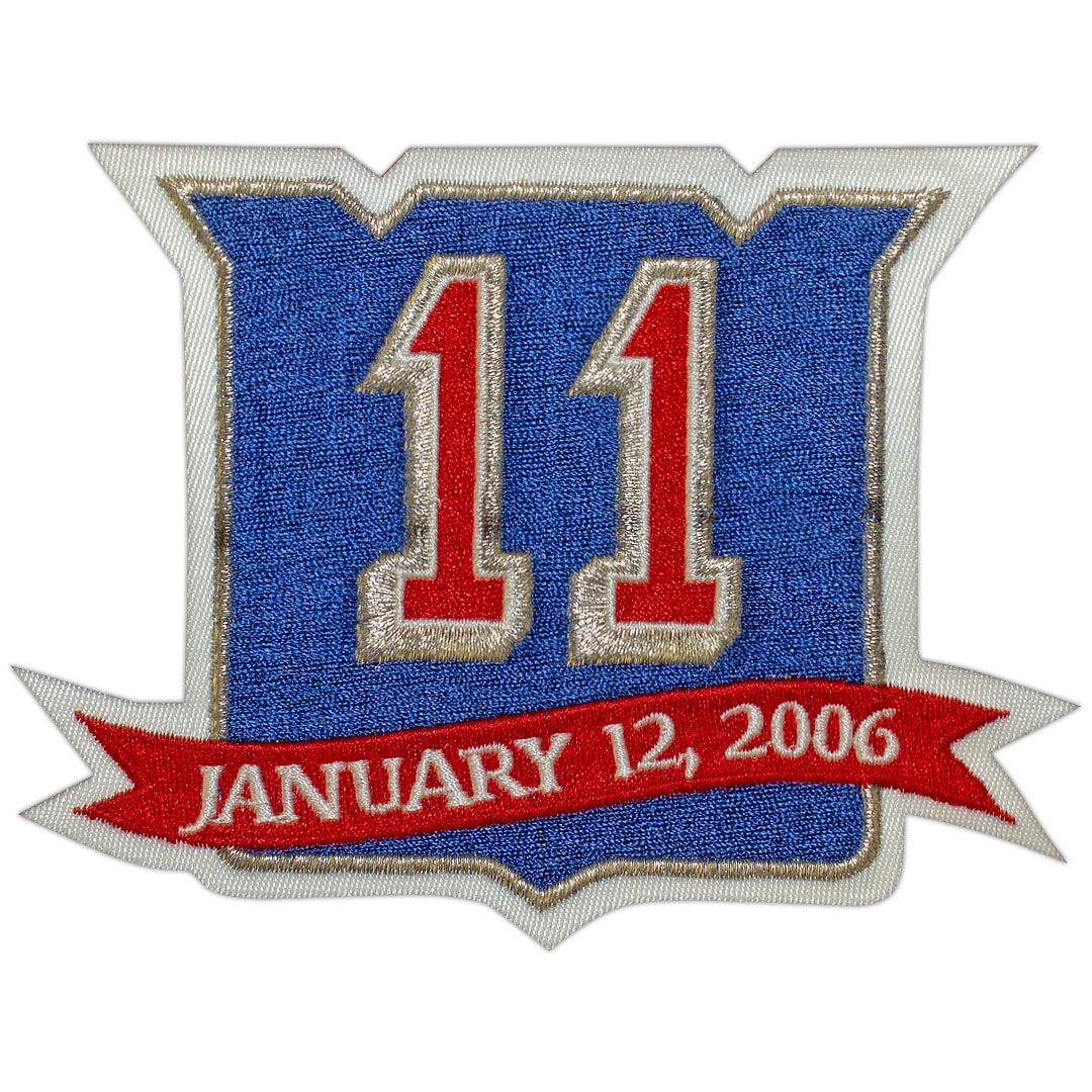 New York Rangers #11 Messier Retirement Patch