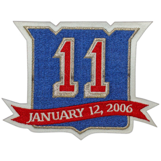 New York Rangers #11 Messier Retirement Patch