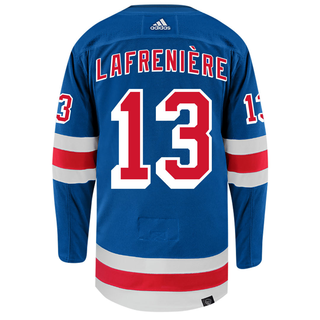 Alexei Lafreniere New York Rangers Adidas Primegreen Authentic NHL Hockey Jersey