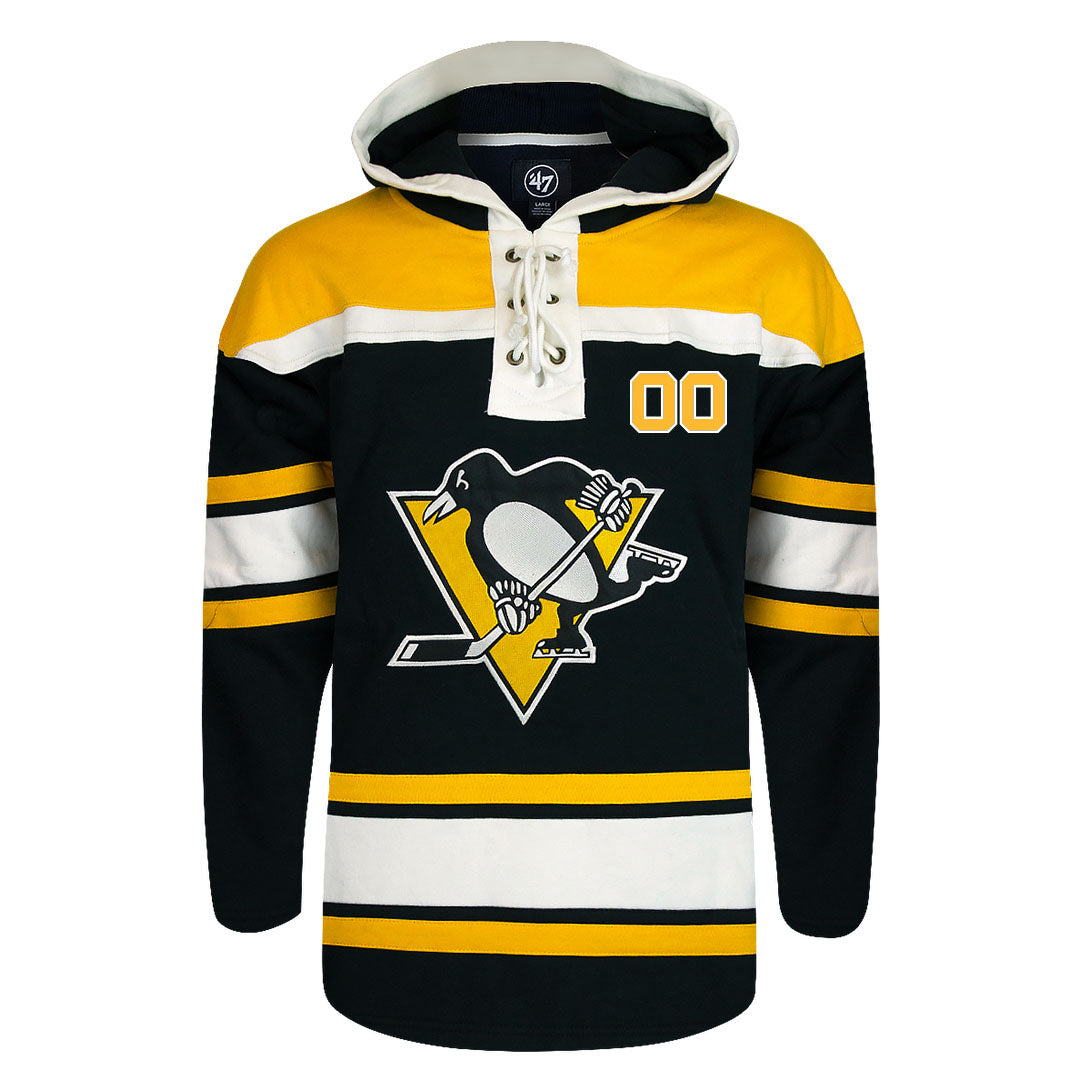 Customizable Pittsburgh Penguins 47' Fleece Lacer Hoody