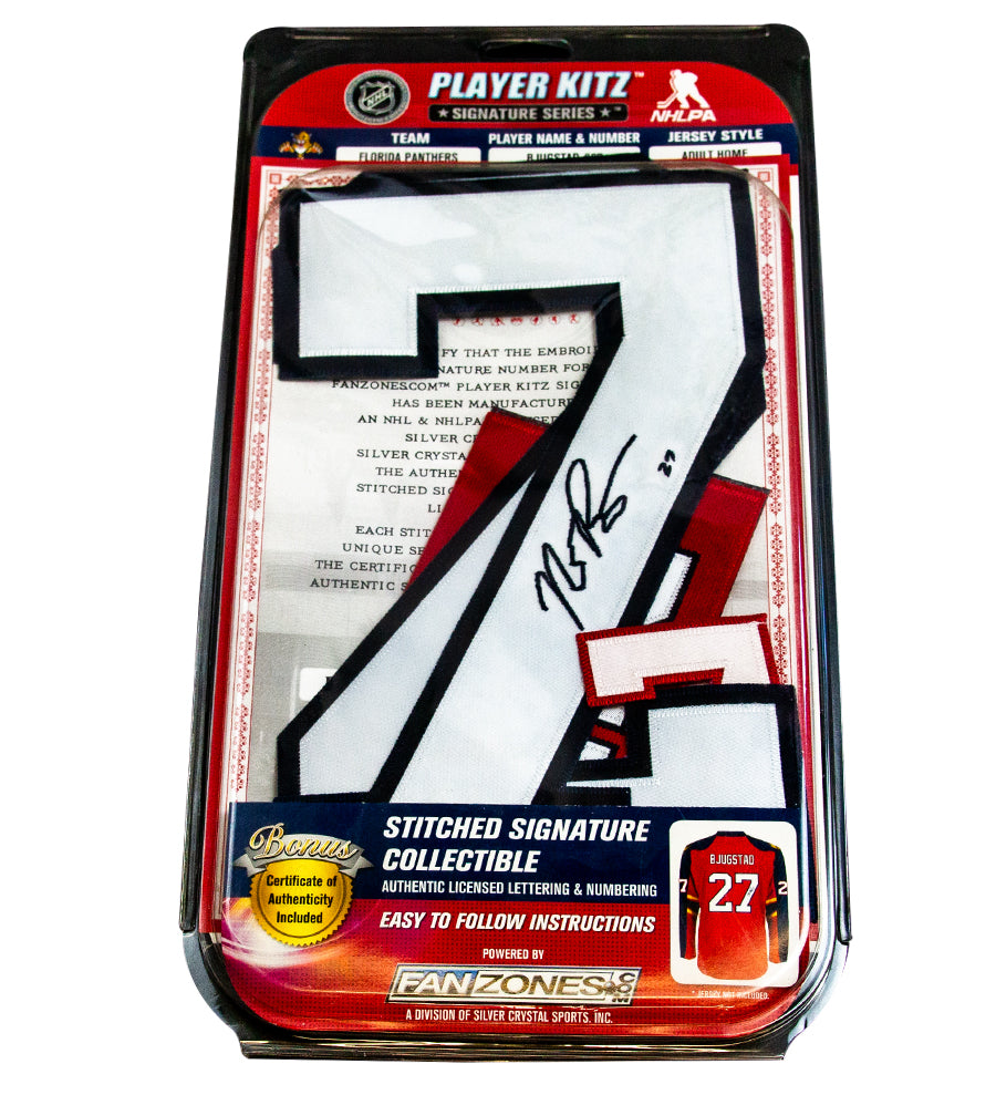Nick Bjugstad #27 Player Kitz Signature Series Stitched Autograph