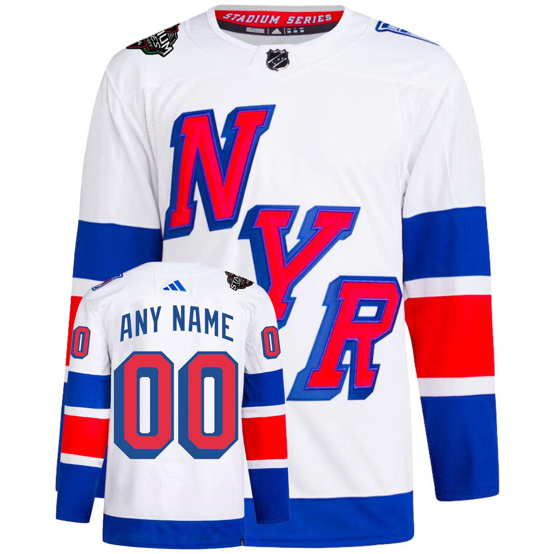 New York Rangers Stadium Series Stadium Series Jersey Customization - SEND IN ONLY