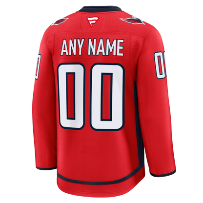 Customizable Washington Capitals 2024 Fanatics Premium Official NHL HOME Jersey